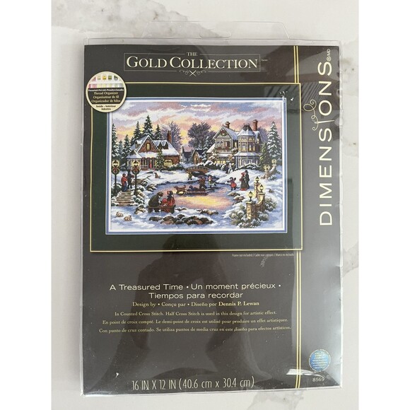 Dimensions Gold Collection 8569 A Treasured Time Cross Stitch D Lewan NEW Sealed - Picture 1 of 2